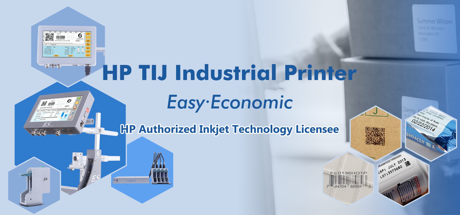 HP TIJ Industrial Printer